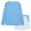 Camisolas Manchester City Criança 1º Equipamento Principal 2026-27 Manga Comprida