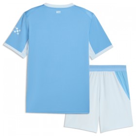 Camisolas Manchester City Criança 1º Equipamento Principal 2026-27 Manga Curta