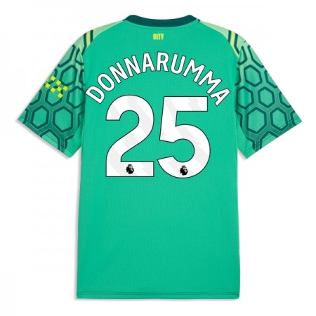 Camisolas Manchester City Donnarumma 25 Guarda Redes 1º Equipamento Principal Verde 2026-27 Manga Curta