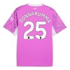 Camisolas Manchester City Donnarumma 25 Guarda Redes 2º Equipamento Alternativa Rosa 2026-27 Manga Curta