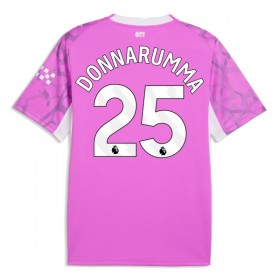 Camisolas Manchester City Donnarumma 25 Guarda Redes 2º Equipamento Alternativa Rosa 2026-27 Manga Curta