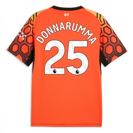 Camisolas Manchester City Donnarumma 25 Guarda Redes 3º Equipamento Laranja 2026-27 Manga Curta