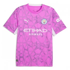 Camisolas Manchester City Guarda Redes 2º Equipamento Alternativa Rosa 2026-27 Manga Curta