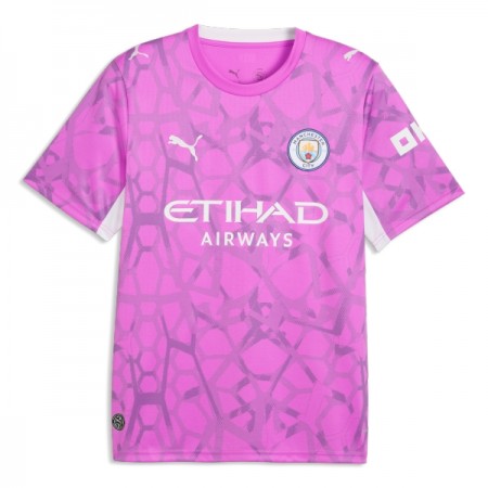 Camisolas Manchester City Guarda Redes 2º Equipamento Alternativa Rosa 2026-27 Manga Curta
