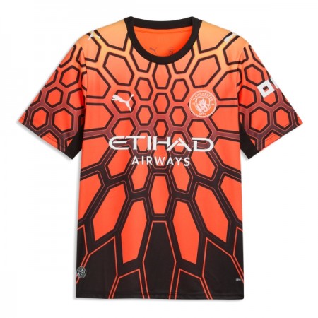 Camisolas Manchester City Guarda Redes 3º Equipamento Laranja 2026-27 Manga Curta