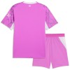 Camisolas Manchester City Guarda Redes Criança 2º Equipamento Alternativa Rosa 2026-27 Manga Curta