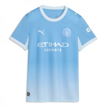 Camisolas Manchester City Mulher 1º Equipamento Principal 2026-27 Manga Curta