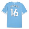 Camisolas Manchester City Rodrigo 16 1º Equipamento Principal 2026-27 Manga Curta