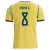 Camisolas Brasil Bruno Guimaraes 8 1º Equipamento Principal World Cup 2026 Manga Curta Camisolas Brasil Bruno Guimaraes 8 1º Equipamento Principal World Cup 2026 Manga Curta