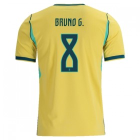 Camisolas Brasil Bruno Guimaraes 8 1º Equipamento Principal World Cup 2026 Manga Curta