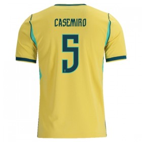Camisolas Brasil Casemiro 5 1º Equipamento Principal World Cup 2026 Manga Curta