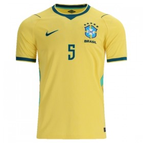 Camisolas Brasil Casemiro 5 1º Equipamento Principal World Cup 2026 Manga Curta