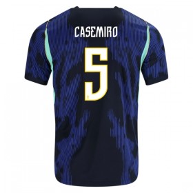 Camisolas Brasil Casemiro 5 2º Equipamento Alternativa World Cup 2026 Manga Curta
