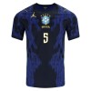 Camisolas Brasil Casemiro 5 2º Equipamento Alternativa World Cup 2026 Manga Curta