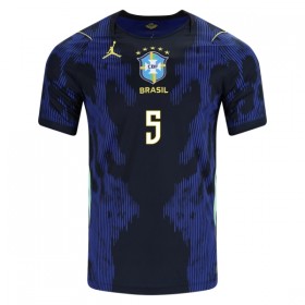 Camisolas Brasil Casemiro 5 2º Equipamento Alternativa World Cup 2026 Manga Curta