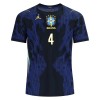 Camisolas Brasil Marquinhos 4 2º Equipamento Alternativa World Cup 2026 Manga Curta