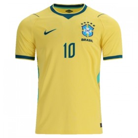 Camisolas Brasil Neymar JR 10 Criança 1º Equipamento Principal World Cup 2026 Manga Curta