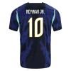Camisolas Brasil Neymar JR 10 Criança 2º Equipamento Alternativa World Cup 2026 Manga Curta