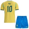 Camisolas Brasil Pele 10 Criança 1º Equipamento Principal World Cup 2026 Manga Curta Camisolas Brasil Pele 10 Criança 1º Equipamento Principal World Cup 2026 Manga Curta