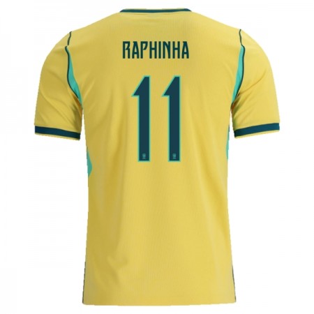 Camisolas Brasil Raphinha 11 1º Equipamento Principal World Cup 2026 Manga Curta Camisolas Brasil Raphinha 11 1º Equipamento Principal World Cup 2026 Manga Curta