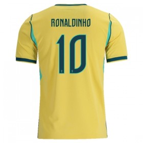 Camisolas Brasil Ronaldinho 10 1º Equipamento Principal World Cup 2026 Manga Curta