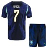 Camisolas Brasil Vini JR. 7 Criança 2º Equipamento Alternativa World Cup 2026 Manga Curta Camisolas Brasil Vini JR. 7 Criança 2º Equipamento Alternativa World Cup 2026 Manga Curta