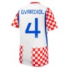 Camisolas Croácia Gvardiol 4 1º Equipamento Principal World Cup 2026 Manga Curta Camisolas Croácia Gvardiol 4 1º Equipamento Principal World Cup 2026 Manga Curta