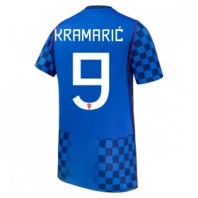 Camisolas Croácia Kramaric 9 2º Equipamento Alternativa World Cup 2026 Manga Curta