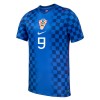 Camisolas Croácia Kramaric 9 2º Equipamento Alternativa World Cup 2026 Manga Curta