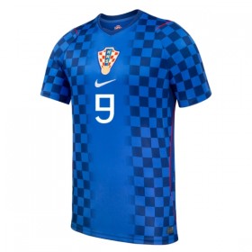 Camisolas Croácia Kramaric 9 2º Equipamento Alternativa World Cup 2026 Manga Curta