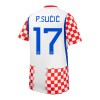 Camisolas Croácia P. Sucic 17 1º Equipamento Principal World Cup 2026 Manga Curta Camisolas Croácia P. Sucic 17 1º Equipamento Principal World Cup 2026 Manga Curta