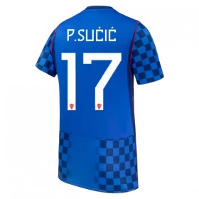 Camisolas Croácia P. Sucic 17 2º Equipamento Alternativa World Cup 2026 Manga Curta