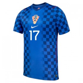 Camisolas Croácia P. Sucic 17 2º Equipamento Alternativa World Cup 2026 Manga Curta