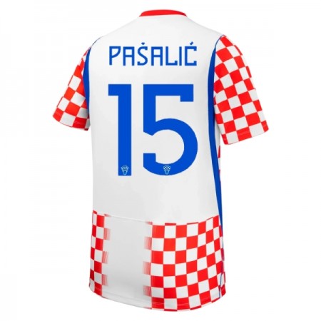 Camisolas Croácia Pasalic 15 1º Equipamento Principal World Cup 2026 Manga Curta Camisolas Croácia Pasalic 15 1º Equipamento Principal World Cup 2026 Manga Curta