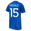 Camisolas Croácia Pasalic 15 2º Equipamento Alternativa World Cup 2026 Manga Curta Camisolas Croácia Pasalic 15 2º Equipamento Alternativa World Cup 2026 Manga Curta
