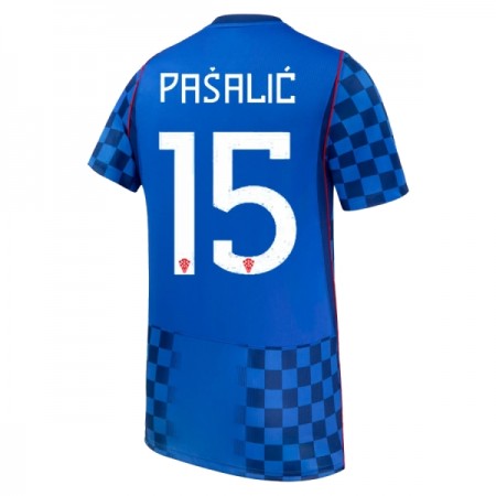 Camisolas Croácia Pasalic 15 2º Equipamento Alternativa World Cup 2026 Manga Curta Camisolas Croácia Pasalic 15 2º Equipamento Alternativa World Cup 2026 Manga Curta
