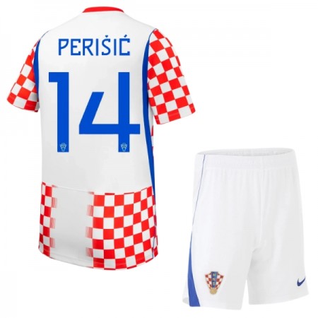 Camisolas Croácia Perišić 14 Criança 1º Equipamento Principal World Cup 2026 Manga Curta Camisolas Croácia Perišić 14 Criança 1º Equipamento Principal World Cup 2026 Manga Curta