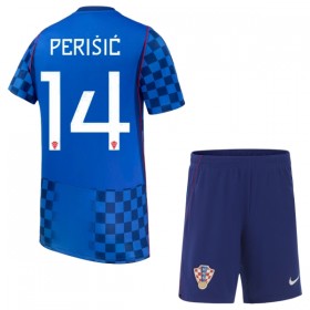 Camisolas Croácia Perišić 14 Criança 2º Equipamento Alternativa World Cup 2026 Manga Curta