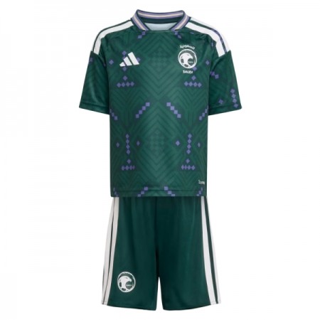 Camisolas Arábia Saudita Criança 1º Equipamento Principal World Cup 2026 Manga Curta Camisolas Arábia Saudita Criança 1º Equipamento Principal World Cup 2026 Manga Curta