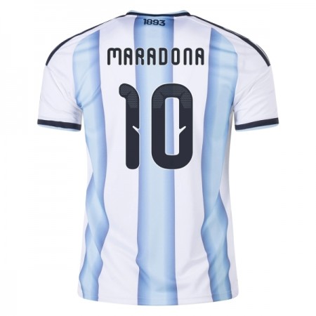 Camisolas Argentina Maradona 10 1º Equipamento Principal World Cup 2026 Manga Curta Camisolas Argentina Maradona 10 1º Equipamento Principal World Cup 2026 Manga Curta