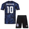 Camisolas Argentina Maradona 10 Criança 2º Equipamento Alternativa World Cup 2026 Manga Curta