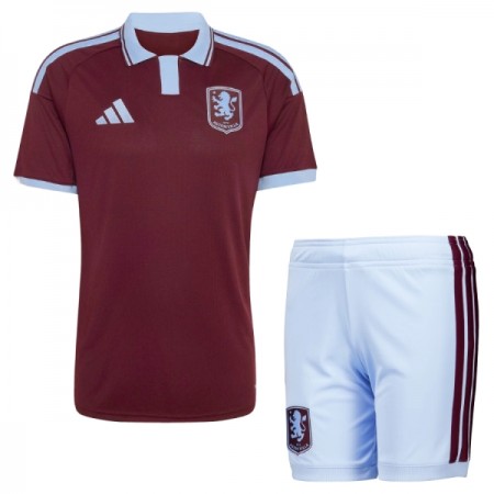 Camisolas Aston Villa Criança 1º Equipamento Principal 2026-27 Manga Curta Camisolas Aston Villa Criança 1º Equipamento Principal 2026-27 Manga Curta