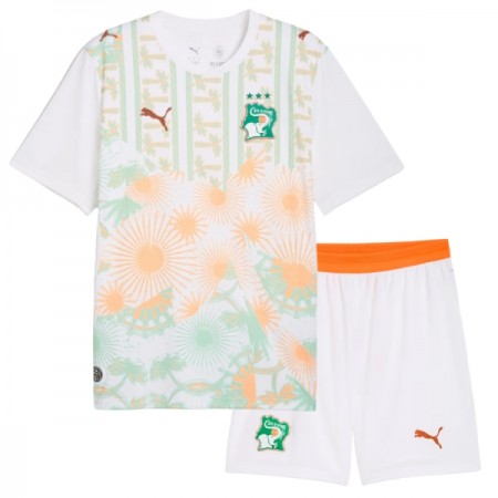 Camisolas Costa do Marfim Criança 2º Equipamento Alternativa World Cup 2026 Manga Curta Camisolas Costa do Marfim Criança 2º Equipamento Alternativa World Cup 2026 Manga Curta