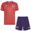 Camisolas Escócia Criança 2º Equipamento Alternativa World Cup 2026 Manga Curta Camisolas Escócia Criança 2º Equipamento Alternativa World Cup 2026 Manga Curta