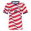 Camisolas Estados Unidos Pulisic 10 1º Equipamento Principal World Cup 2026 Manga Curta