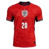 Camisolas Inglaterra Palmer 20 2º Equipamento Alternativa World Cup 2026 Manga Curta