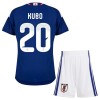 Camisolas Japão Kubo 20 Criança 1º Equipamento Principal World Cup 2026 Manga Curta Camisolas Japão Kubo 20 Criança 1º Equipamento Principal World Cup 2026 Manga Curta