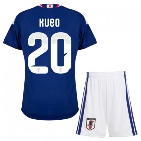 Camisolas Japão Kubo 20 Criança 1º Equipamento Principal World Cup 2026 Manga Curta