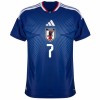 Camisolas Japão Mitoma 7 1º Equipamento Principal World Cup 2026 Manga Curta