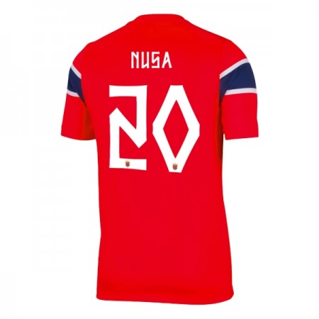 Camisolas Noruega Nusa 7 1º Equipamento Principal World Cup 2026 Manga Curta Camisolas Noruega Nusa 7 1º Equipamento Principal World Cup 2026 Manga Curta